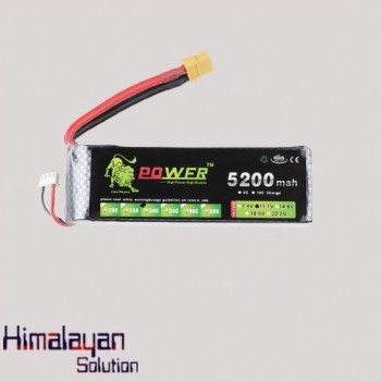 Lipo Battery 5200Mah 11.1v 35C (XT-60)